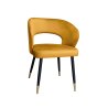 Krzesło welurowe AURA  Nowoczesne krzesło do salonu, jadalni i kuchni