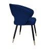 Krzesło welurowe AURA  Nowoczesne krzesło do salonu, jadalni i kuchni