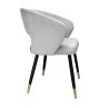 Krzesło welurowe AURA  Nowoczesne krzesło do salonu, jadalni i kuchni
