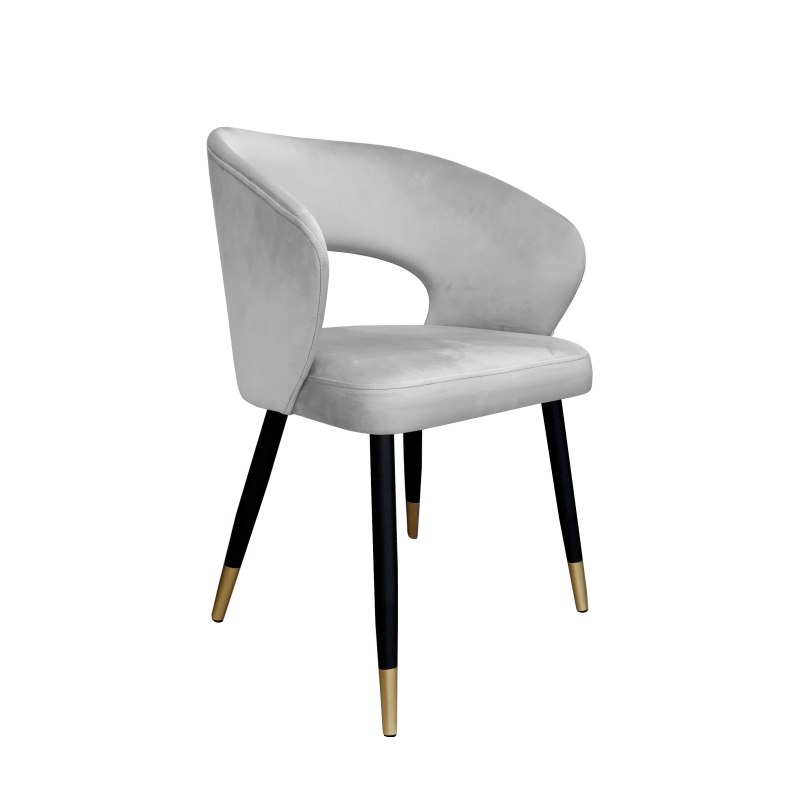 Krzesło welurowe AURA  Nowoczesne krzesło do salonu, jadalni i kuchni