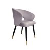Krzesło welurowe AURA  Nowoczesne krzesło do salonu, jadalni i kuchni