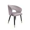 Krzesło welurowe AURA  Nowoczesne krzesło do salonu, jadalni i kuchni