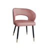 Krzesło welurowe AURA  Nowoczesne krzesło do salonu, jadalni i kuchni