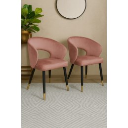 Krzesło welurowe AURA  Nowoczesne krzesło do salonu, jadalni i kuchni