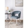 Krzesło welurowe AURA  Nowoczesne krzesło do salonu, jadalni i kuchni