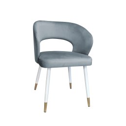 Krzesło welurowe AURA  Nowoczesne krzesło do salonu, jadalni i kuchni