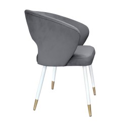 Krzesło welurowe AURA  Nowoczesne krzesło do salonu, jadalni i kuchni