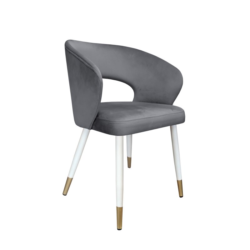 Krzesło welurowe AURA  Nowoczesne krzesło do salonu, jadalni i kuchni