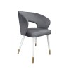 Krzesło welurowe AURA  Nowoczesne krzesło do salonu, jadalni i kuchni