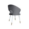 Krzesło welurowe AURA  Nowoczesne krzesło do salonu, jadalni i kuchni