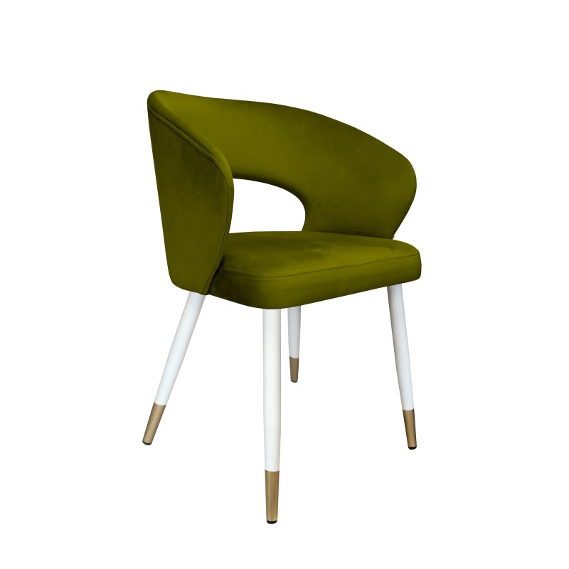 Krzesło welurowe AURA  Nowoczesne krzesło do salonu, jadalni i kuchni