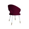 Krzesło welurowe AURA  Nowoczesne krzesło do salonu, jadalni i kuchni