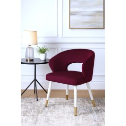 Krzesło welurowe AURA  Nowoczesne krzesło do salonu, jadalni i kuchni