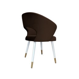Krzesło welurowe AURA  Nowoczesne krzesło do salonu, jadalni i kuchni