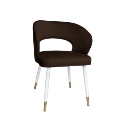 Krzesło welurowe AURA  Nowoczesne krzesło do salonu, jadalni i kuchni