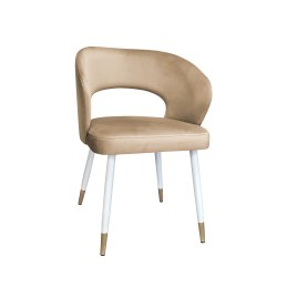Krzesło welurowe AURA  Nowoczesne krzesło do salonu, jadalni i kuchni