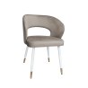 Krzesło welurowe AURA  Nowoczesne krzesło do salonu, jadalni i kuchni