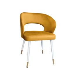 Krzesło welurowe AURA  Nowoczesne krzesło do salonu, jadalni i kuchni