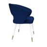 Krzesło welurowe AURA  Nowoczesne krzesło do salonu, jadalni i kuchni