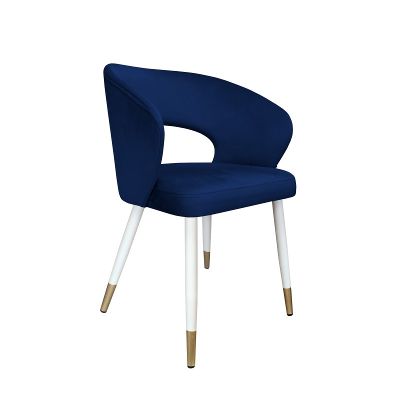 Krzesło welurowe AURA  Nowoczesne krzesło do salonu, jadalni i kuchni