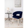 Krzesło welurowe AURA  Nowoczesne krzesło do salonu, jadalni i kuchni