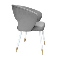 Krzesło welurowe AURA  Nowoczesne krzesło do salonu, jadalni i kuchni