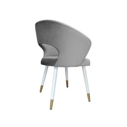 Krzesło welurowe AURA  Nowoczesne krzesło do salonu, jadalni i kuchni