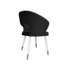 Krzesło welurowe AURA  Nowoczesne krzesło do salonu, jadalni i kuchni