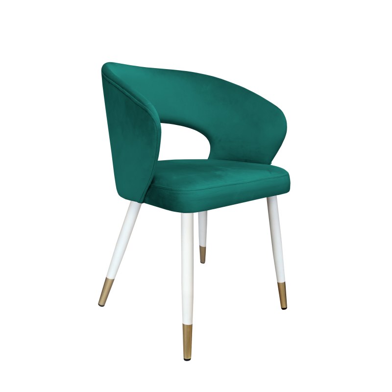 Krzesło welurowe AURA  Nowoczesne krzesło do salonu, jadalni i kuchni