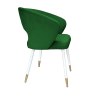 Krzesło welurowe AURA  Nowoczesne krzesło do salonu, jadalni i kuchni