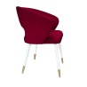 Krzesło welurowe AURA  Nowoczesne krzesło do salonu, jadalni i kuchni