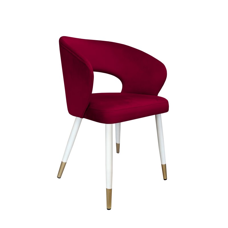 Krzesło welurowe AURA  Nowoczesne krzesło do salonu, jadalni i kuchni