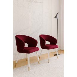 Krzesło welurowe AURA  Nowoczesne krzesło do salonu, jadalni i kuchni