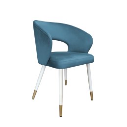 Krzesło welurowe AURA  Nowoczesne krzesło do salonu, jadalni i kuchni