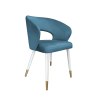 Krzesło welurowe AURA  Nowoczesne krzesło do salonu, jadalni i kuchni