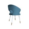 Krzesło welurowe AURA  Nowoczesne krzesło do salonu, jadalni i kuchni