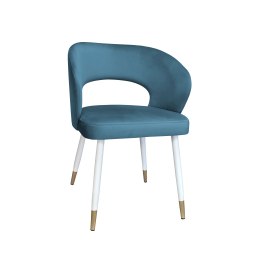 Krzesło welurowe AURA  Nowoczesne krzesło do salonu, jadalni i kuchni