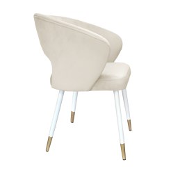 Krzesło welurowe AURA  Nowoczesne krzesło do salonu, jadalni i kuchni