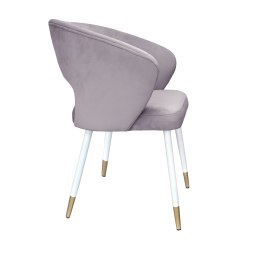 Krzesło welurowe AURA  Nowoczesne krzesło do salonu, jadalni i kuchni