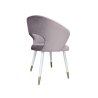 Krzesło welurowe AURA  Nowoczesne krzesło do salonu, jadalni i kuchni