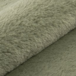 Pufa ALA tapicerowana tkanina noga drewniana