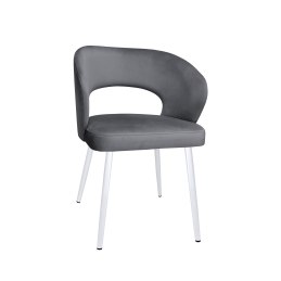 Krzesło welurowe AURA  Nowoczesne krzesło do salonu, jadalni i kuchni