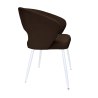 Krzesło welurowe AURA  Nowoczesne krzesło do salonu, jadalni i kuchni