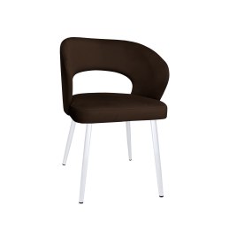 Krzesło welurowe AURA  Nowoczesne krzesło do salonu, jadalni i kuchni