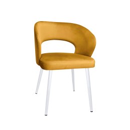 Krzesło welurowe AURA  Nowoczesne krzesło do salonu, jadalni i kuchni