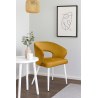 Krzesło welurowe AURA  Nowoczesne krzesło do salonu, jadalni i kuchni