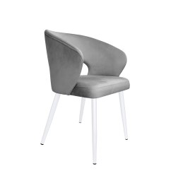 Krzesło welurowe AURA  Nowoczesne krzesło do salonu, jadalni i kuchni