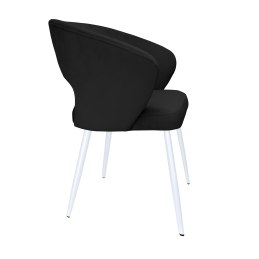 Krzesło welurowe AURA  Nowoczesne krzesło do salonu, jadalni i kuchni