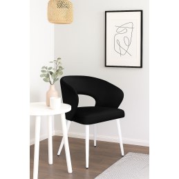 Krzesło welurowe AURA  Nowoczesne krzesło do salonu, jadalni i kuchni