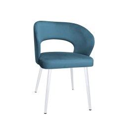 Krzesło welurowe AURA  Nowoczesne krzesło do salonu, jadalni i kuchni